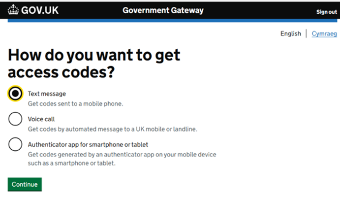 How do you want to get access codes